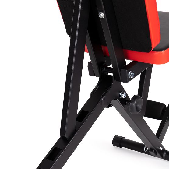 Šikmá posilovací lavice s nastavitelnou opěrkou