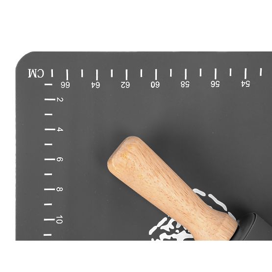 Silikonová pracovní deska SELMA grafitová 70x50 cm