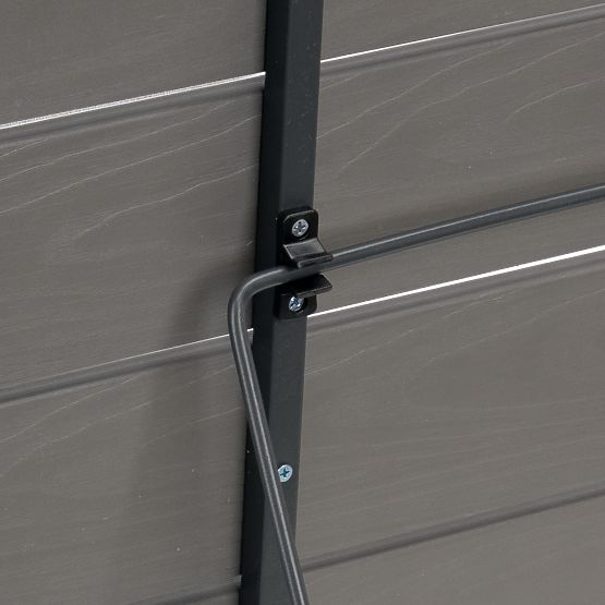 Skládací balkonový stolek ARETTO šedý