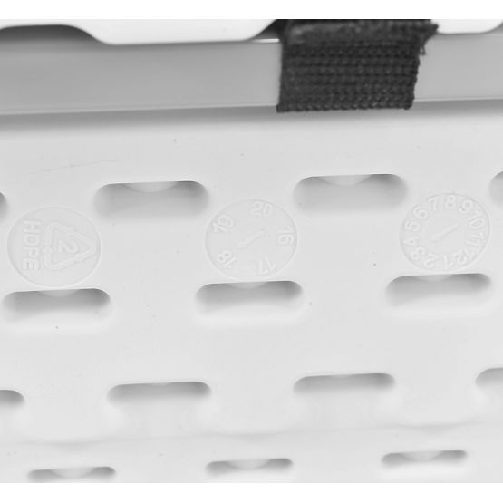 Skládací cateringová lavice 180 cm bílá