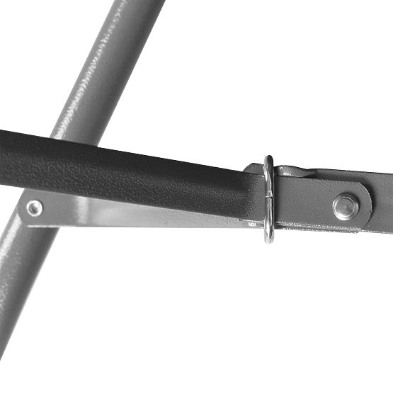 Skládací cateringová lavice 180 cm černá