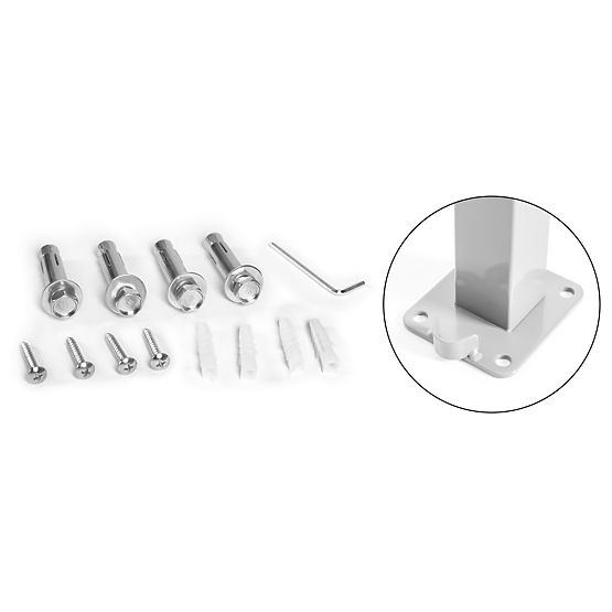 Skládací markýza 300x180 cm boční roleta paraván do zahrady na terasu béžová