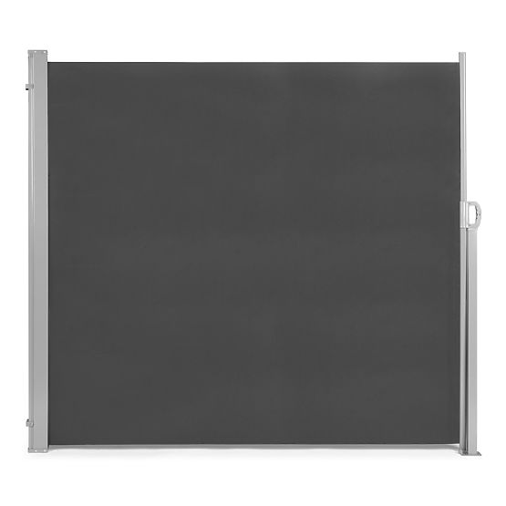 Skládací markýza 300x200 cm boční roleta paraván do zahrady na terasu antracit