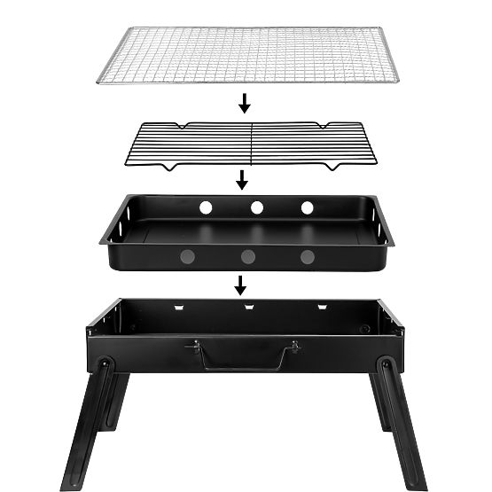 Skládací přenosný gril TULIN