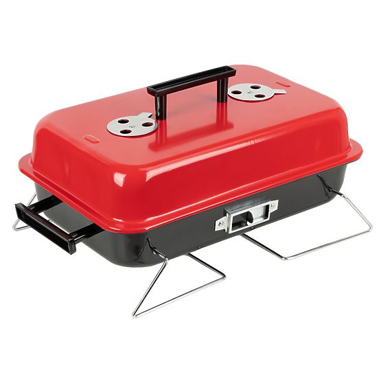 Skládací přenosný uhlíkový gril CAMPAL s poklopem
