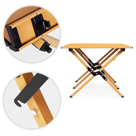 Skládací turistický stůl 120x60 cm kempingový s taškou MultiGarden