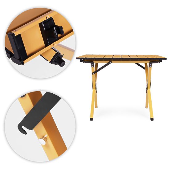 Skládací turistický stůl 60x60 cm kempingový s taškou MultiGarden