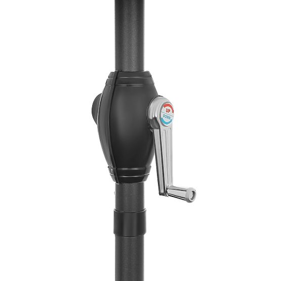 Skládací zahradní balkonový deštník nastavitelný 210 cm béžový