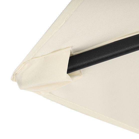 Skládací zahradní balkonový deštník nastavitelný 210 cm béžový