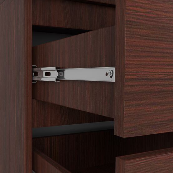 SKŘÍŇ S 90 cm 2 DVEŘE 2 ZÁSUVKY PK WENGE