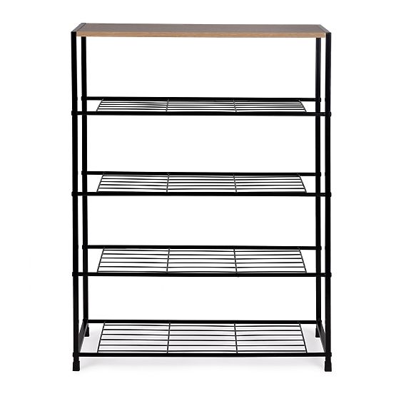 Skříňka na boty stojan regál dřevěný LOFT