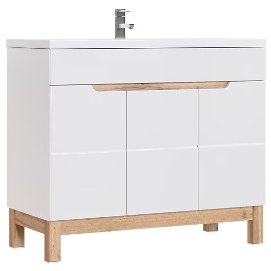 Skříňka pod umyvadlo 100 cm 3 dveře