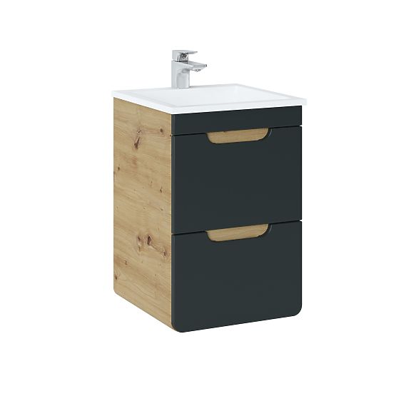Skříňka pod umyvadlo 40 cm 2 zásuvky
