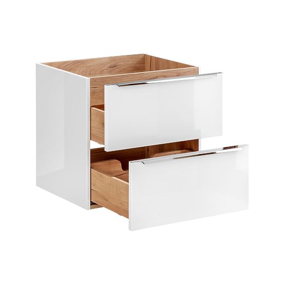 Skříňka pod umyvadlo 60 cm 2 zásuvky