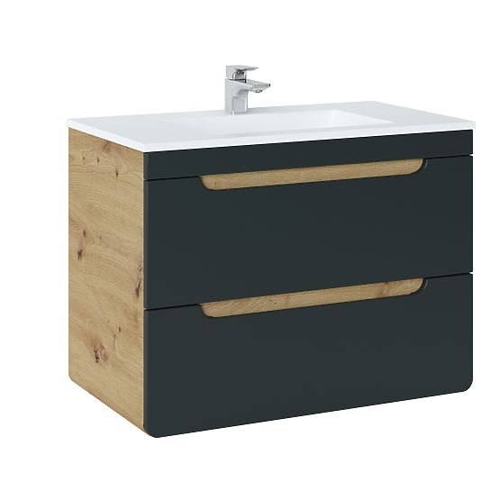 Skříňka pod umyvadlo 80 cm 2 zásuvky