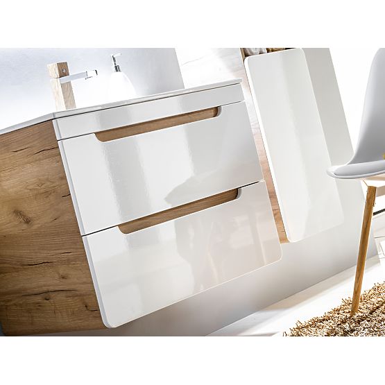 Skříňka pod umyvadlo 80 cm 2 zásuvky