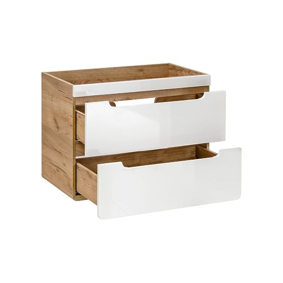 Skříňka pod umyvadlo 80 cm 2 zásuvky