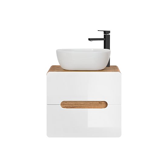 Skříňka pod umyvadlo na desku 60 cm 2 zásuvky