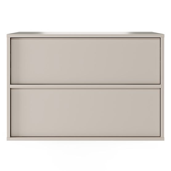 Skříňka pod umyvadlo na desku Mossy, 80 cm, kašmír