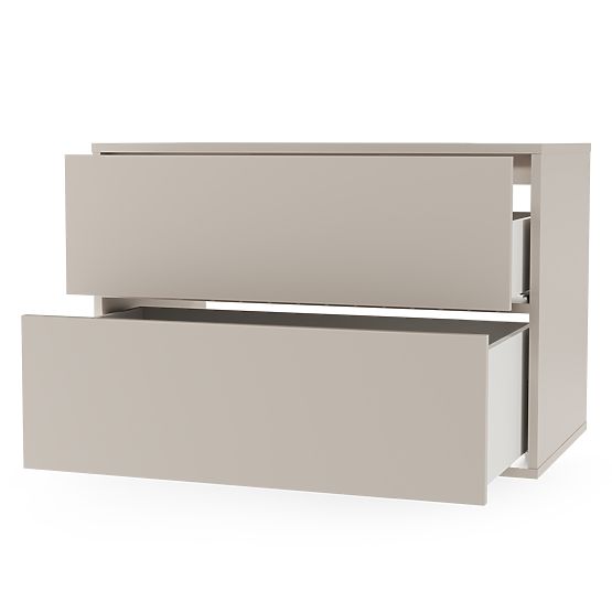 Skříňka pod umyvadlo na desku Mossy, 80 cm, kašmír