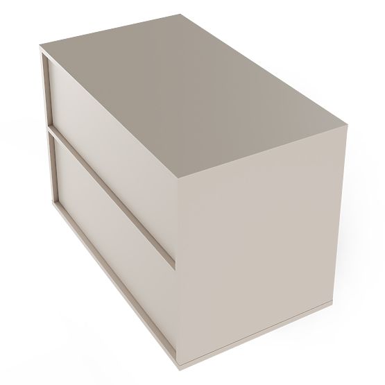 Skříňka pod umyvadlo na desku Mossy, 80 cm, kašmír