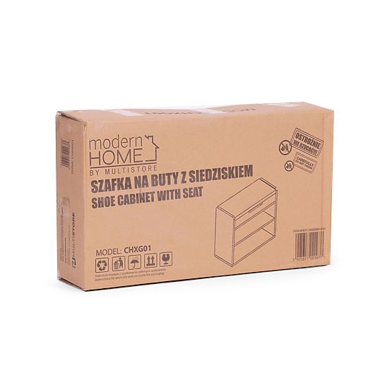Skříňka regál lavice na boty se sedátkem