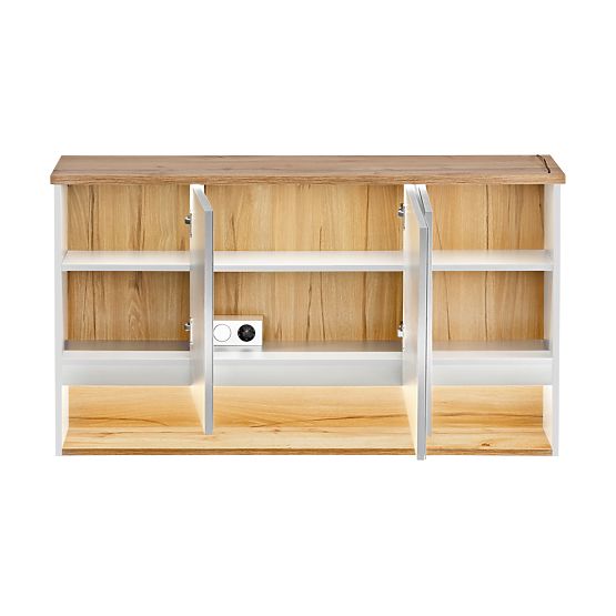 Skříňka se zrcadlem 120 cm 3 dveře