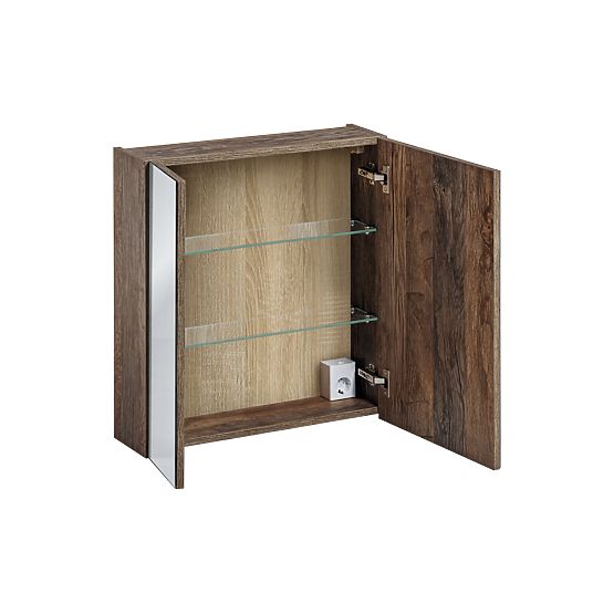 Skříňka se Zrcadlem 60cm 2 Dveře