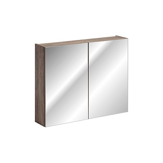 Skříňka se zrcadlem 80 cm 2 dveře