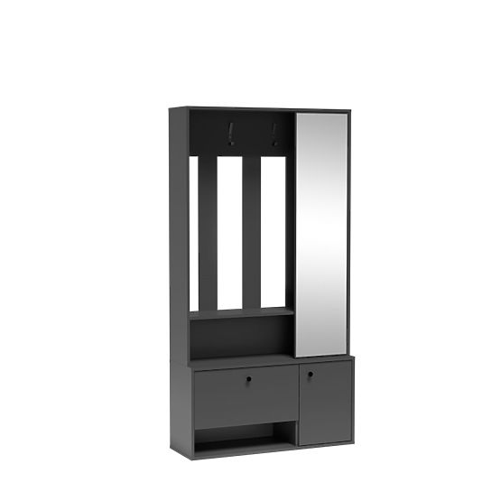 SPOT šatní skříň grafitová