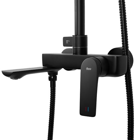 Sprchová sada REA AVALON ČERNÁ