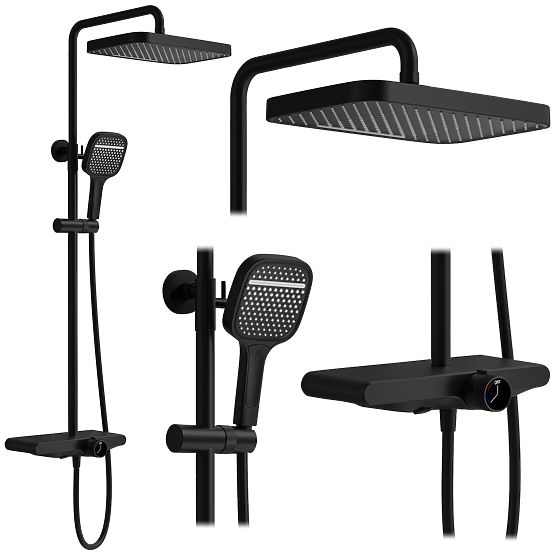 Sprchová sada REA Bari Černá