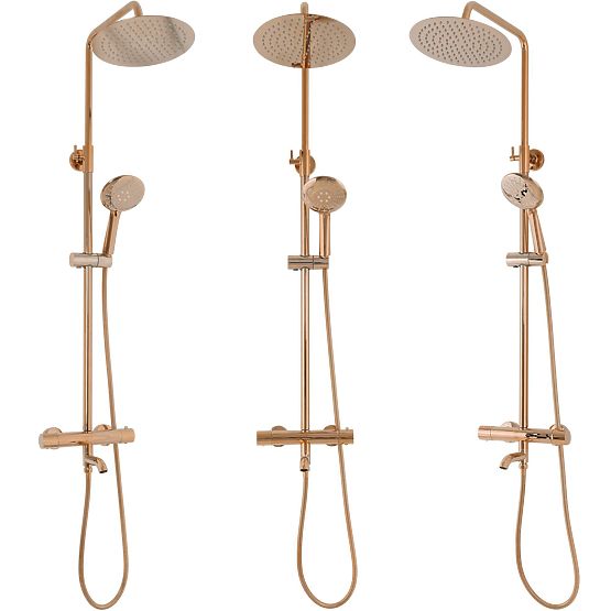 Sprchová Sada S Termostatem Rea Lungo Měď