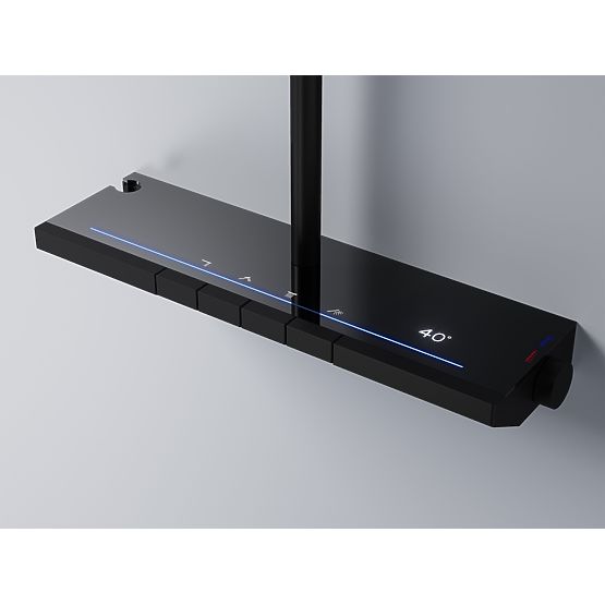 Sprchová sada s termostatem REA Pedro Černá