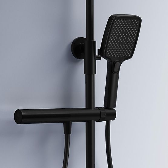 Sprchová sada s termostatem REA Pedro Černá