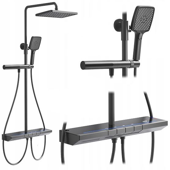 Sprchová sada s termostatem REA Pedro Titan