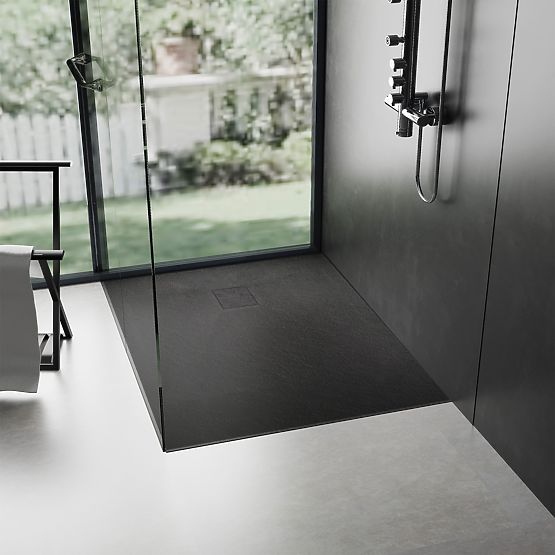 Sprchová vanička Magnum Black 90x90