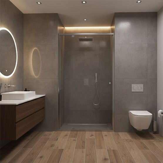 Sprchové dveře Rea Primo Swing 100 Chrom