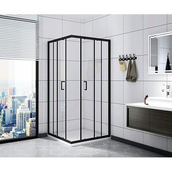 SPRCHOVÝ KOUT CALANI VITO 80cx80 ČERNÝ