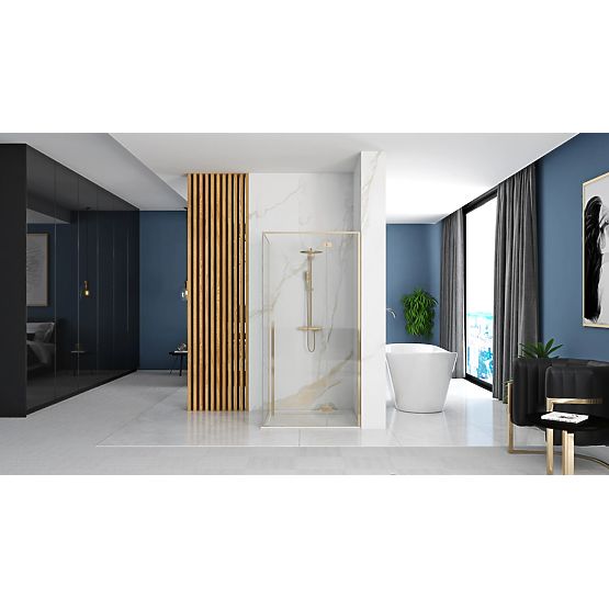 Sprchový kout Rea Fargo 120x90 Gold