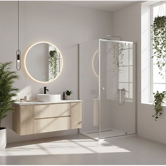 Sprchový kout Rea Primo Swing 90x70 Chrom