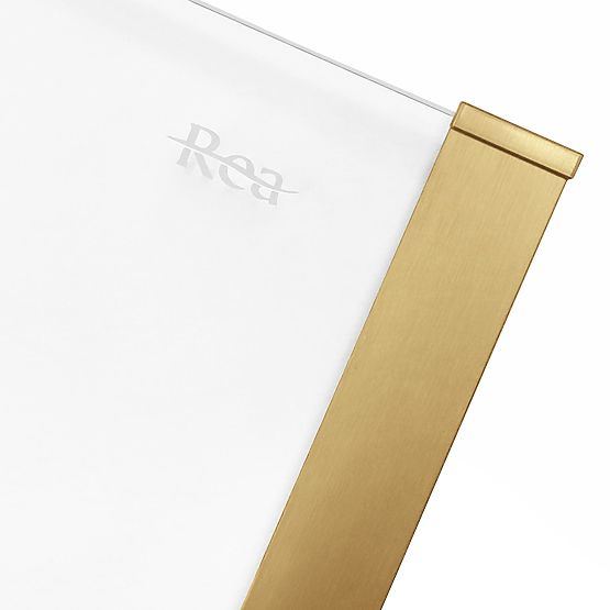 Sprchový kout SOLAR ZLATÝ Kartáčovaný 120x90