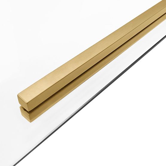 Sprchový kout SOLAR ZLATÝ Kartáčovaný 120x90