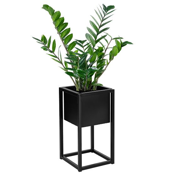 Stojan na květiny Concove loft 40 cm černý