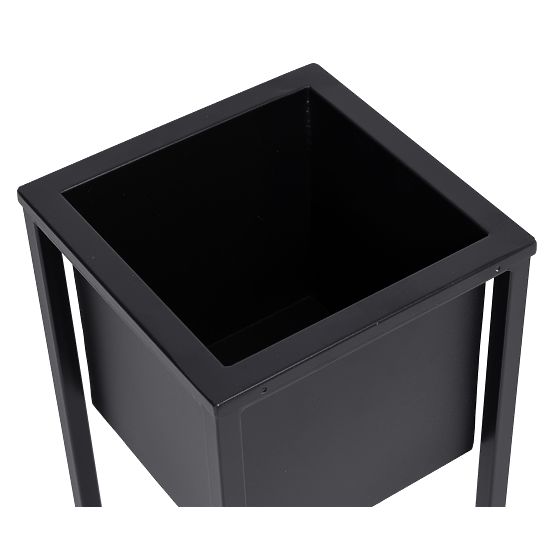 Stojan na květiny Concove loft 40 cm černý
