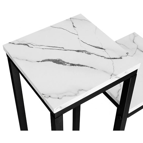 Stojan na květiny Munir bílý mramor