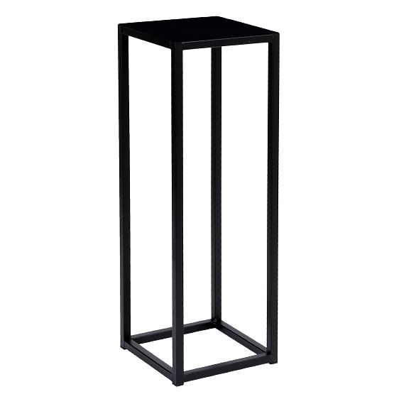Stojan na květiny Piatto loft 60 cm černý