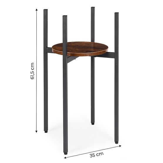 Stojan na květiny stojací stojan na květiny dekorace loft ModernHome