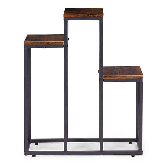 Stojan na květiny stojací stojan na květiny ozdoby 3 police loft ModernHome