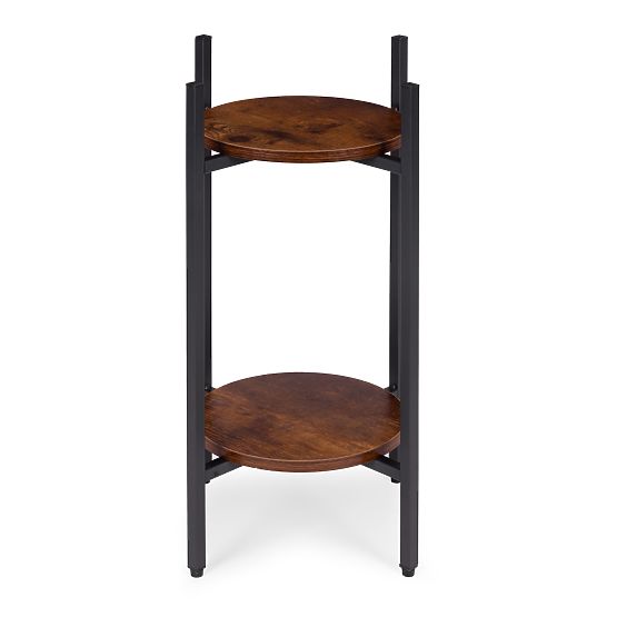 Stojan na květiny stojící stojan na květiny dekorace 2 úrovně loft ModernHome